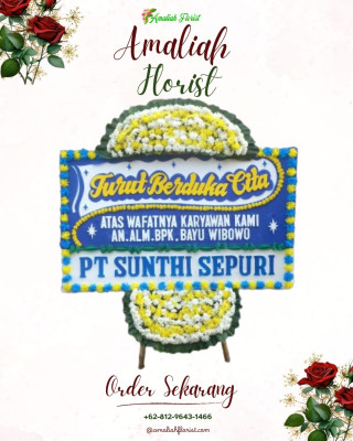 Papan Bunga Duka di Panggema