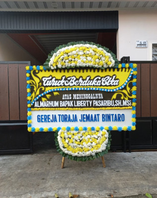 Papan Bunga Duka di Panggema