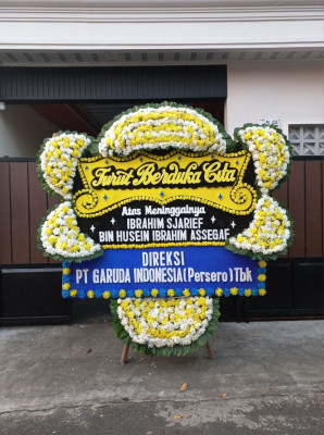 Papan Bunga Duka di Panggema